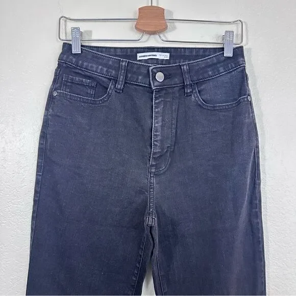 Elizabeth & James High rise flare jeans in black size 6-28 - Picture 4 of 10